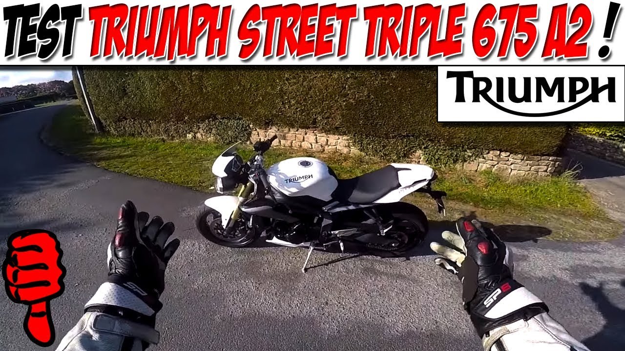 #MotoVlog 47 : TEST TRIUMPH STREET TRIPLE PERMIS A2 / JE SUIS FRUSTRÉ GRRR !