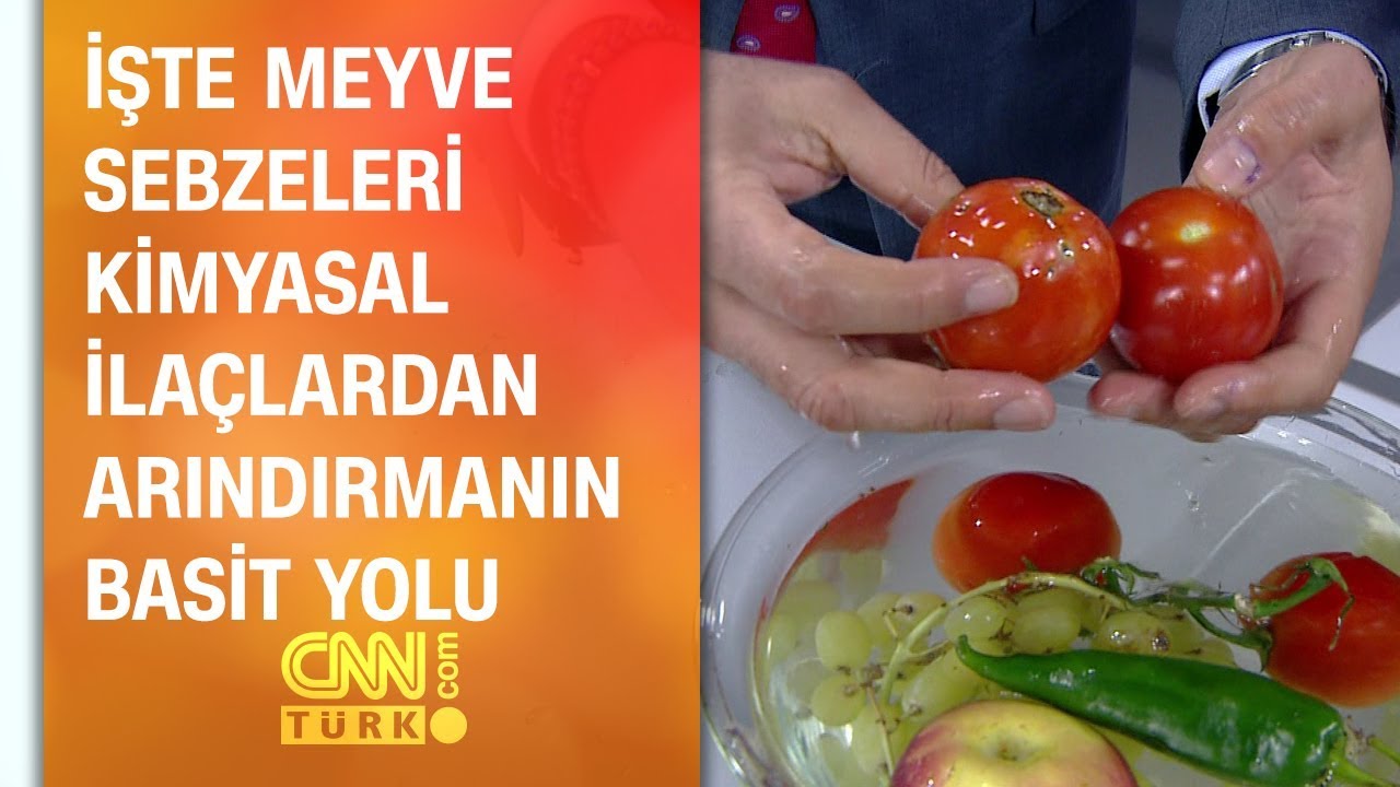 Meyve sebze nasıl temizlenir? Kimyasal ilaçlar nasıl arındırılır? Uzmanı anlattı