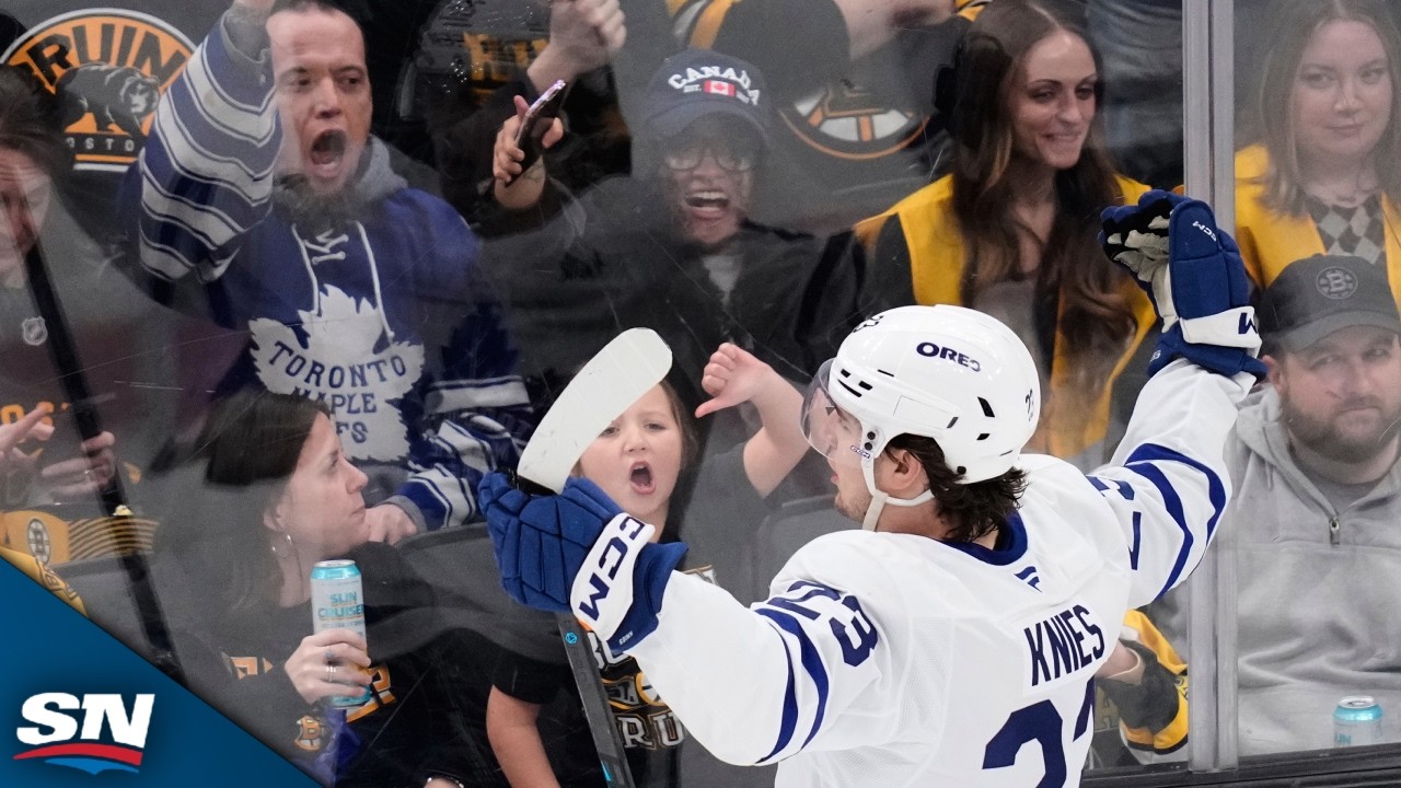 Maple Leafs' Knies Shows Strength With Short-Handed Goal vs. Bruins