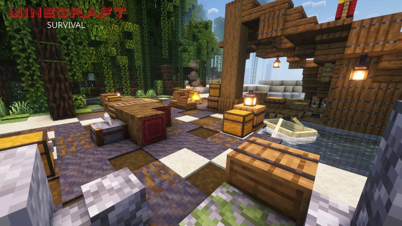 Shipwrecked Camp - Minecraft 1.19 Survival
