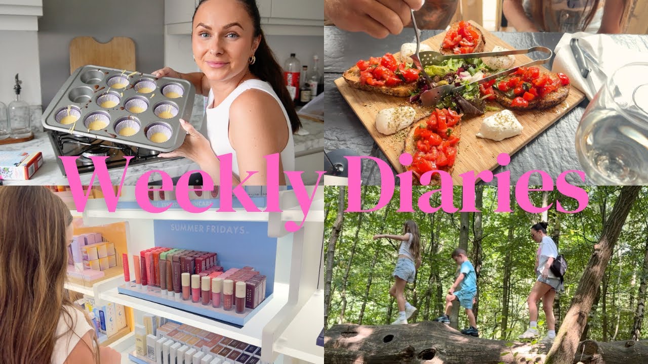 WEEKLY DIARIES | Spend a few days with me, summer holiday fun, baking, Zara haul