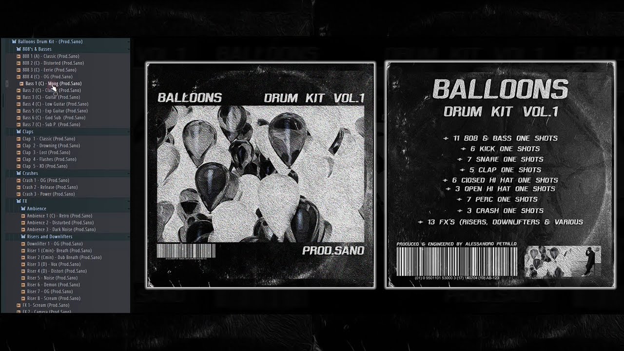 THE WEEKND DARK RNB DRUM KIT 2024 | Drum Kit Download | House of Balloons x Trilogy | 