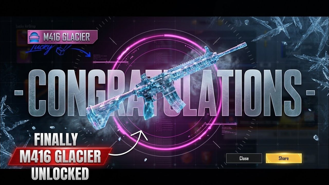 Самый большой трюк 😍 Разблокировка ледника M416 | Как получить 700 токенов для вращения ледника |...