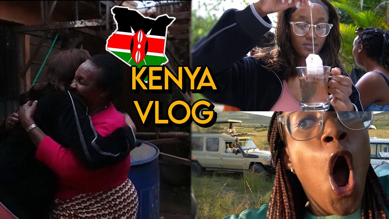 van broke down NEXT to a lion??, getting massages & reuniting with my grandma after 11 years | KENYA