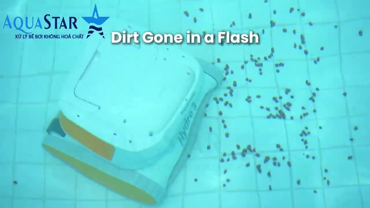 Chiến thần trong l&agrave;ng dọn dẹp bể bơi kh&ocirc;ng d&acirc;y HYDRO 3 - Poolmate
