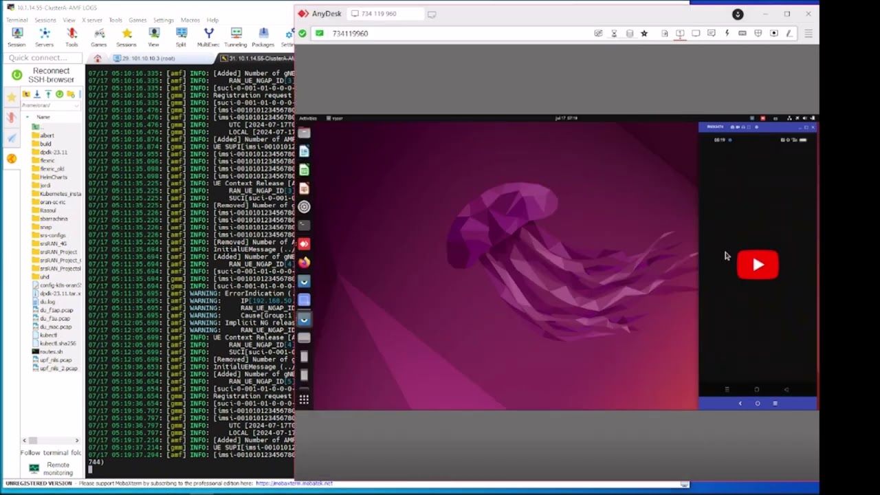 Distributed Sequential Cloud-Native Deployment of an End-to-End 5G Network with O-RAN Functions