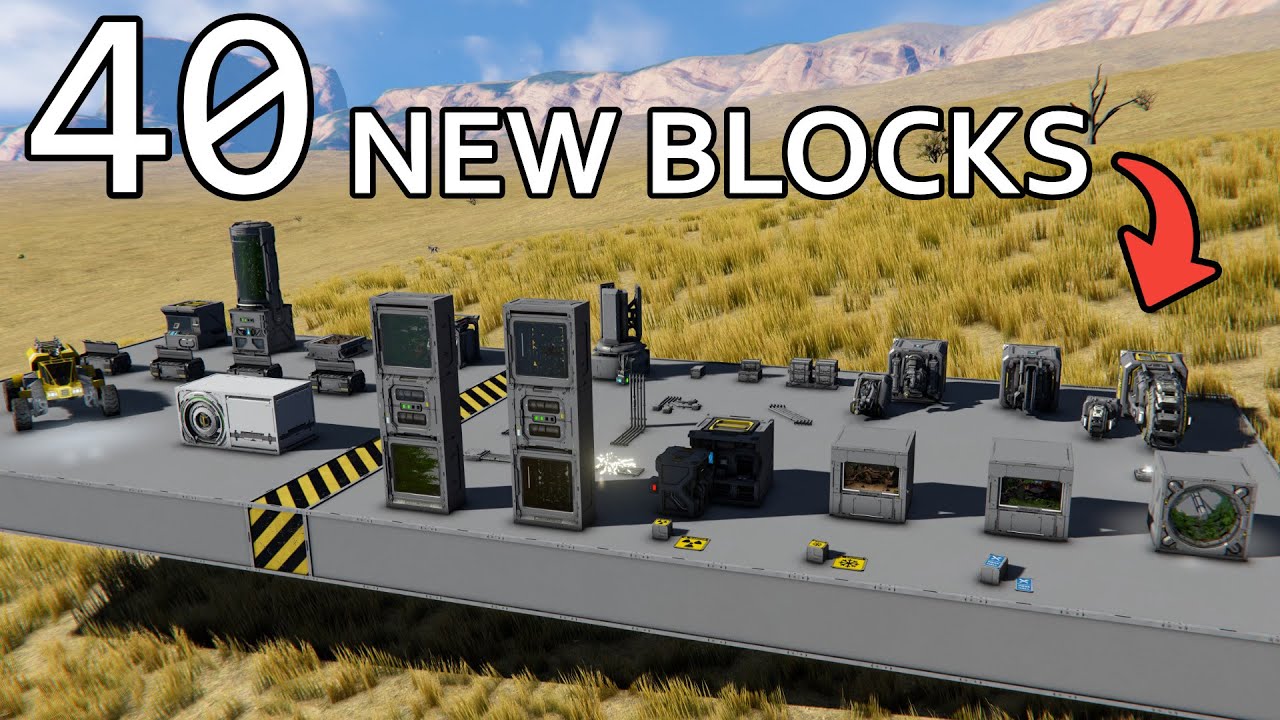 НОВЫЕ блоки, механика выживания и ЕДА! — Обновление выживания в Apex от Space Engineers (обзор бл...