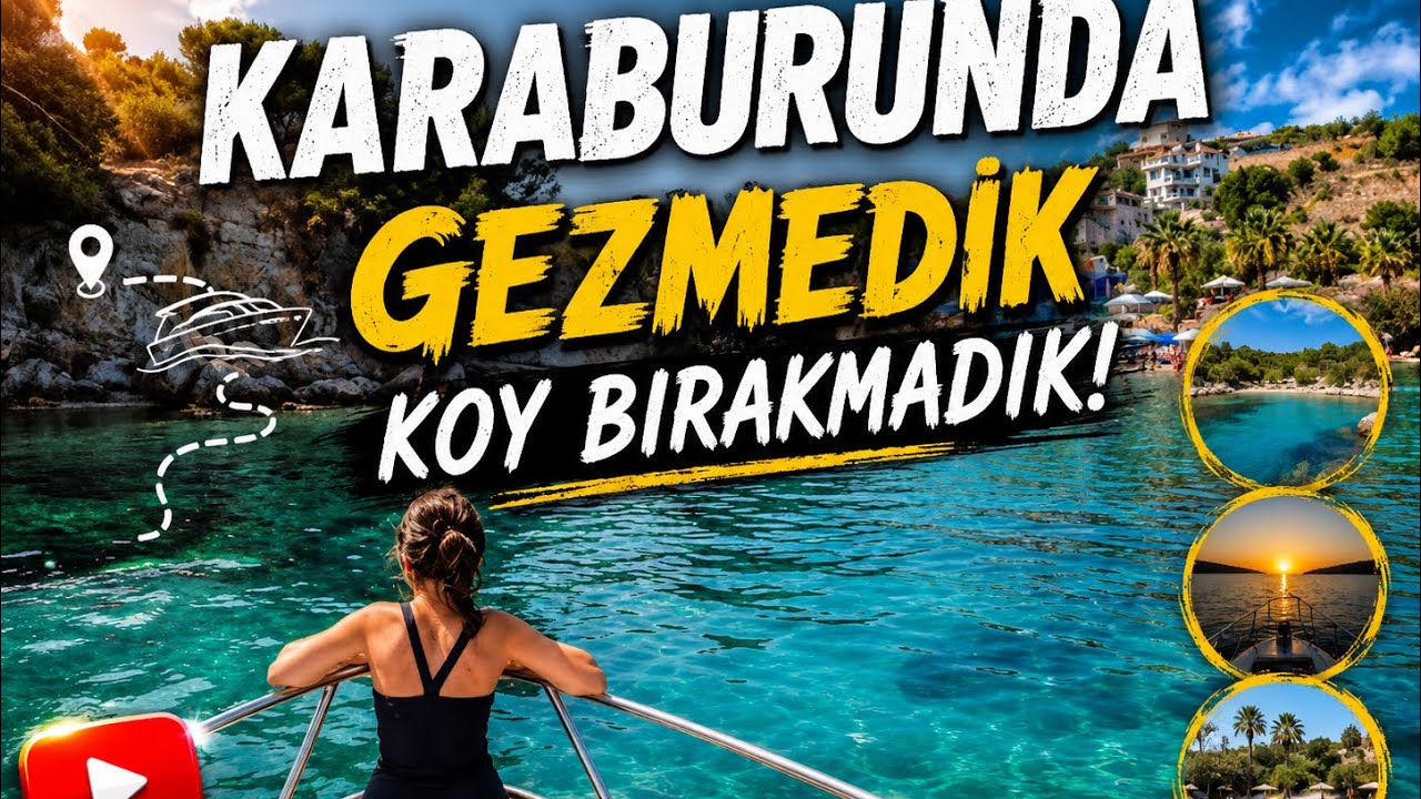 YILDIZ MARİN CABİN STAR’LA İLK UZUN SEYİR/KARABURUNDA MUTLAKA GİDİLMESİ GEREKEN KOYLAR/#vlog #shorts