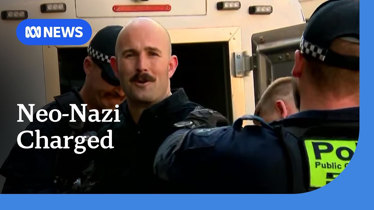 Dramatic arrest of Neo-Nazi Thomas Sewell | ABC NEWS