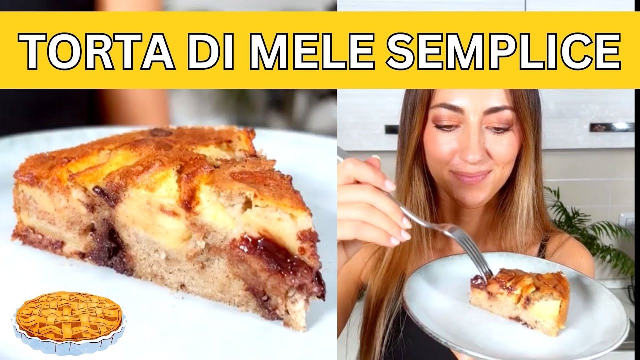 TORTA DI MELE e CIOCCOLATO - non la farò più in altri modi! (ricetta facile e veloce)