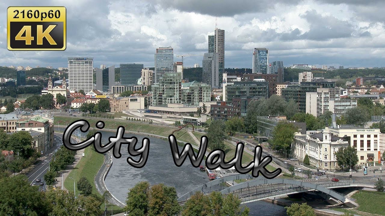 Vilnius, City Walk - Lithuania 4K Travel Channel