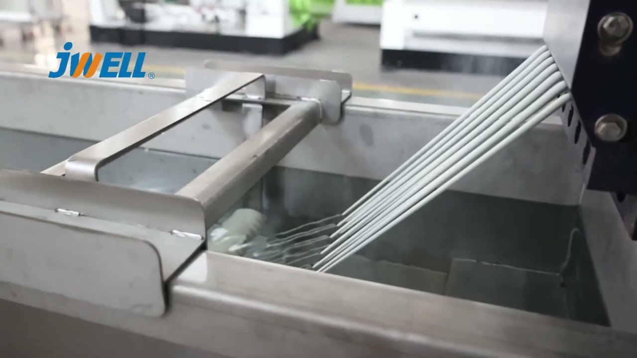 Jwell Plastic Recycling and Pelletizing Single Screw Extrusion line