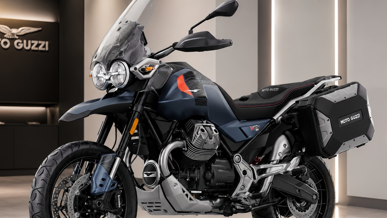 The-New 2026 Moto Guzzi V85 TT Travel The Adventure Bike Everyone Is Sleeping On