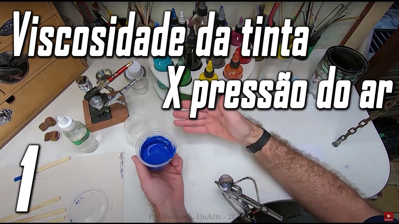 Viscosidade da tinta x pressão de ar na Aerografia – Por Neimar L. DuArte