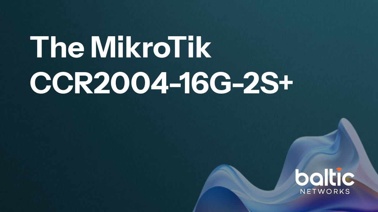 MikroTik CCR2004-16G-2S+ 16x Gigabit Ethernet 2x 10G SFP+ Cloud Core Router