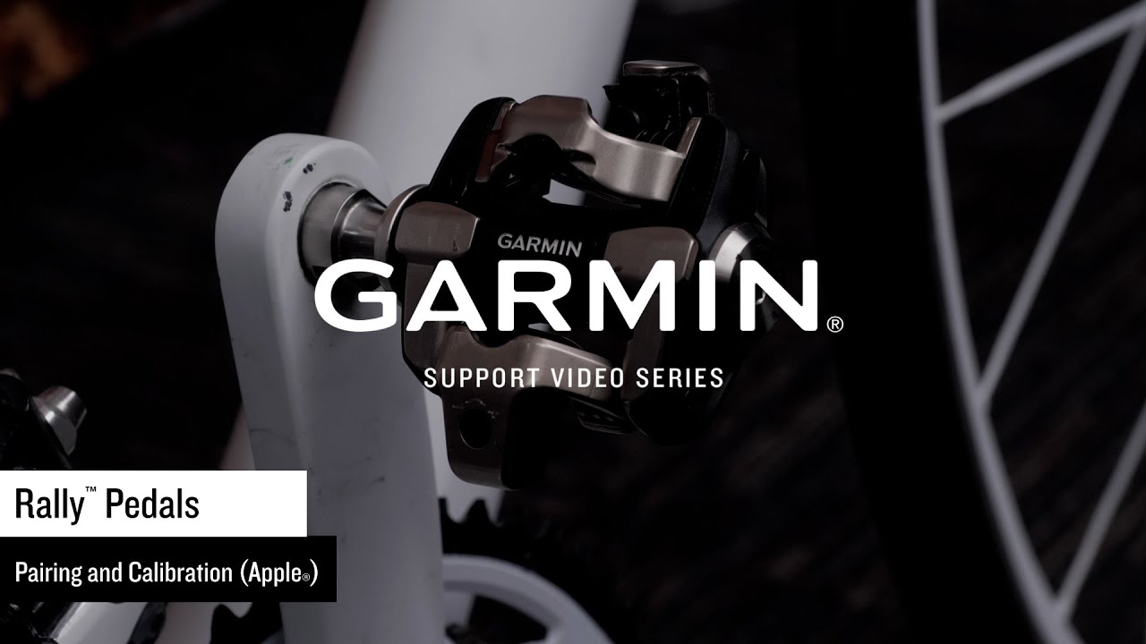 Support: Pairing Rally&trade; Pedals with the Garmin Connect&trade; App (Apple&reg;)