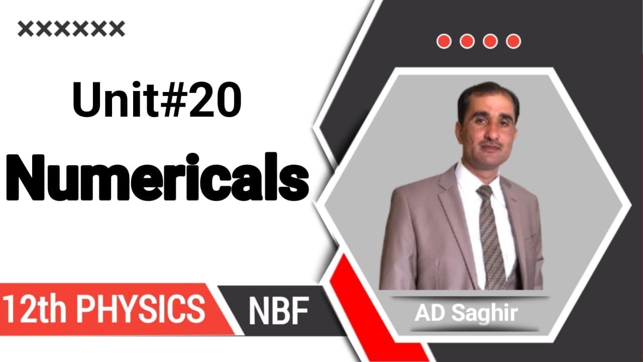 Numerical problems || Unit#20 || NBF || federal board || unit 20 numerical problems by sir ad saghir
