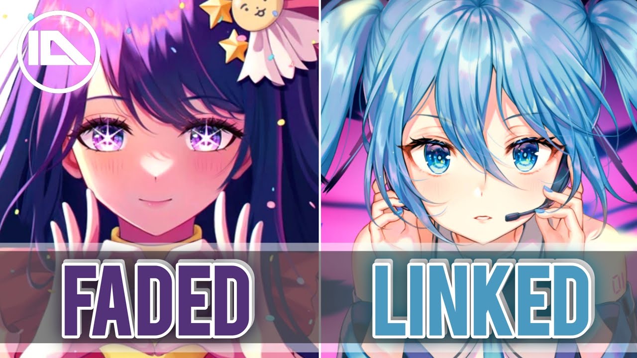 [Nightcore]→Faded ✘ Linked←[Mashup Versus] (Alan Walker, Jim Yosef & Anna Yvette | Switching Vocals)