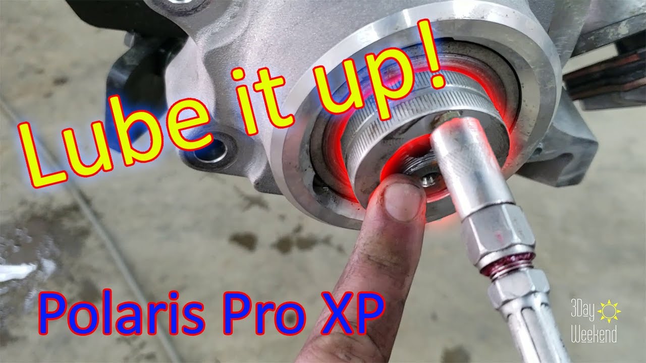 Brand new Polaris Pro XP (or any model for that matter) - Should you grease the bearings?