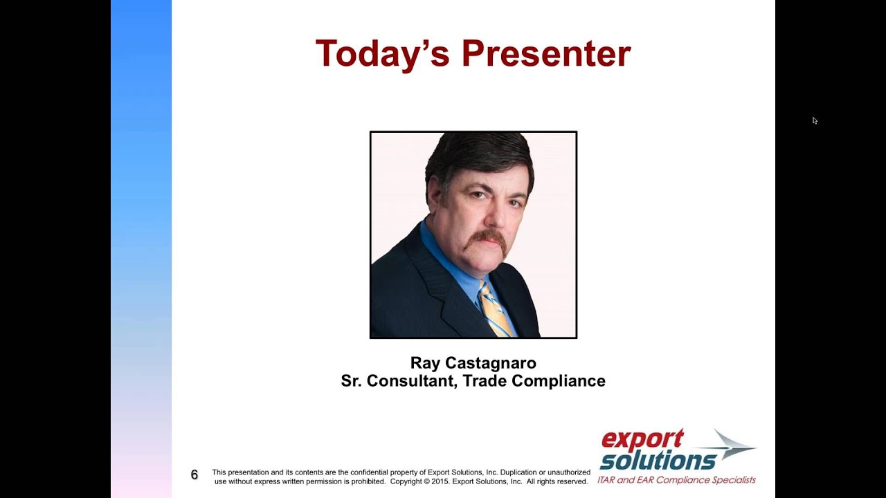 The Best Webinar You’ll Ever Attend About Export Control