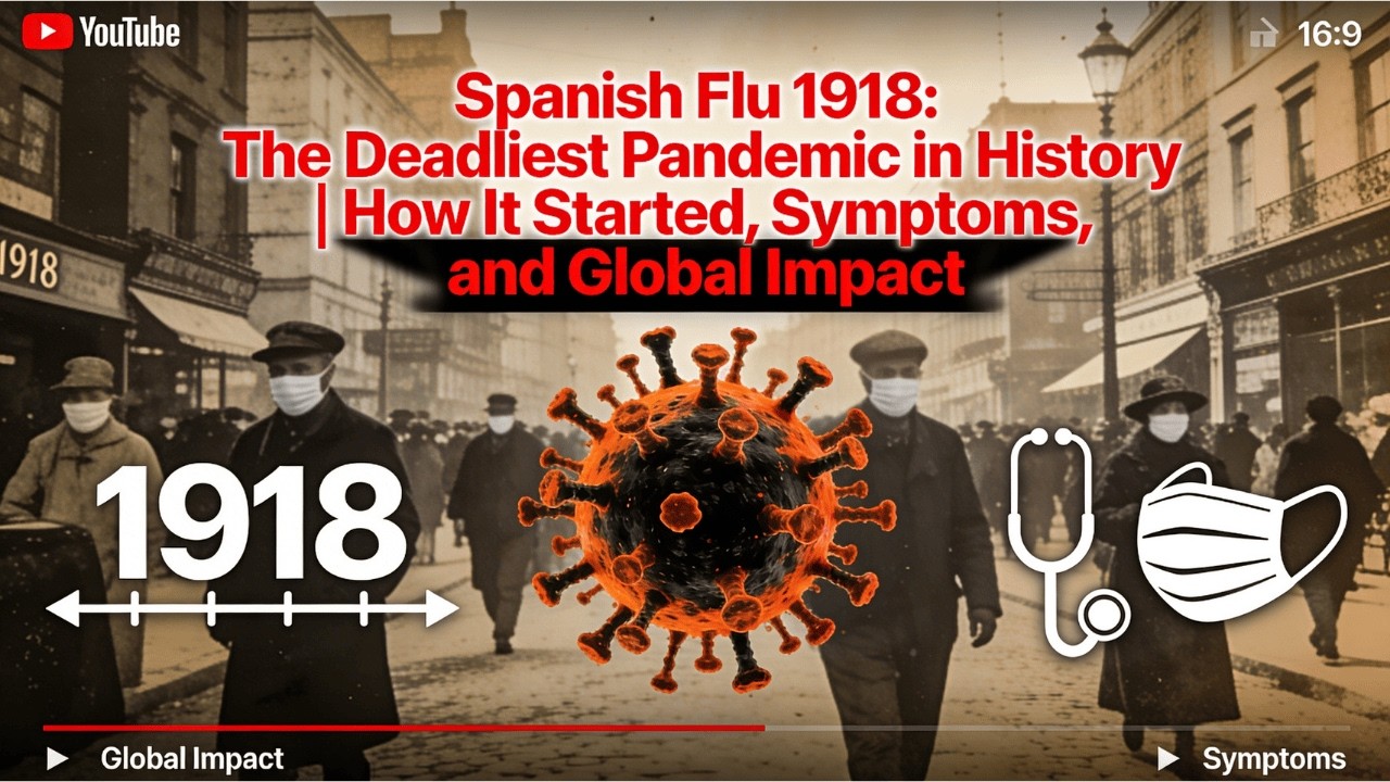 Spanish Flu 1918: The Deadliest Pandemic in History | How It Started, Symptoms, and Global Impact