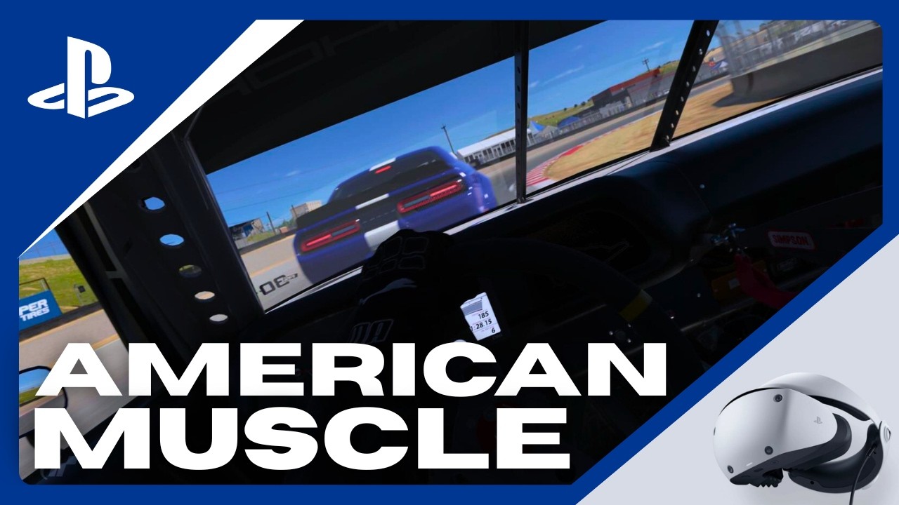 Gran Turismo 7 VR Gameplay - GT7 Powerpack Racing with American Muscle - PS5 PRO - PSVR2 Gameplay