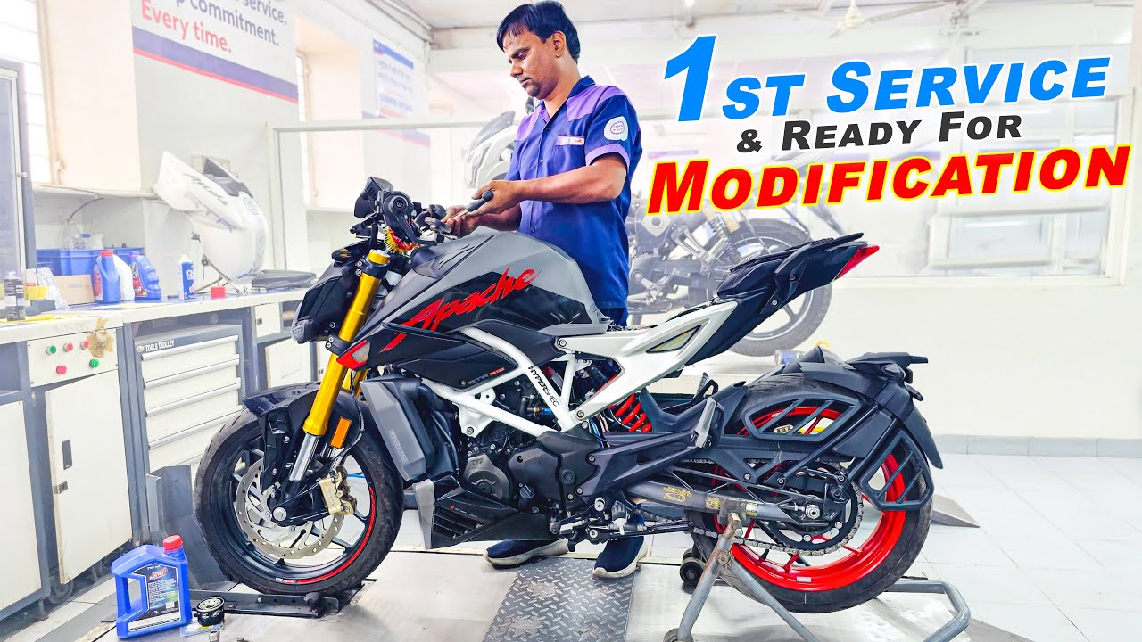 Apni Apache RTR 310 : 1st Service Details & Cost  | आज Modification का बता दिया आपको