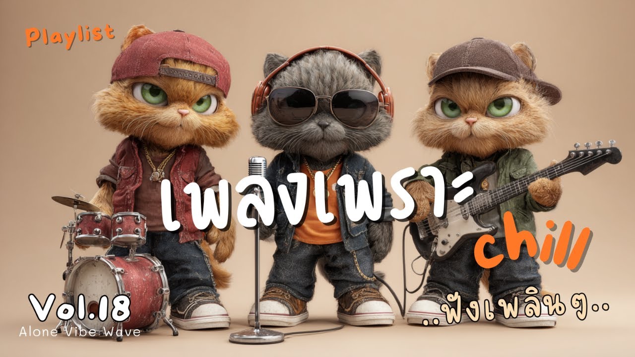 รวมเพลงเพราะๆ ฟังสบายๆ 2025 | ฟังยาวๆ 1ชั่วโมงเต็ม | ไม่มีโฆษณาคั่น | Alone Vibe Wave Vol.18