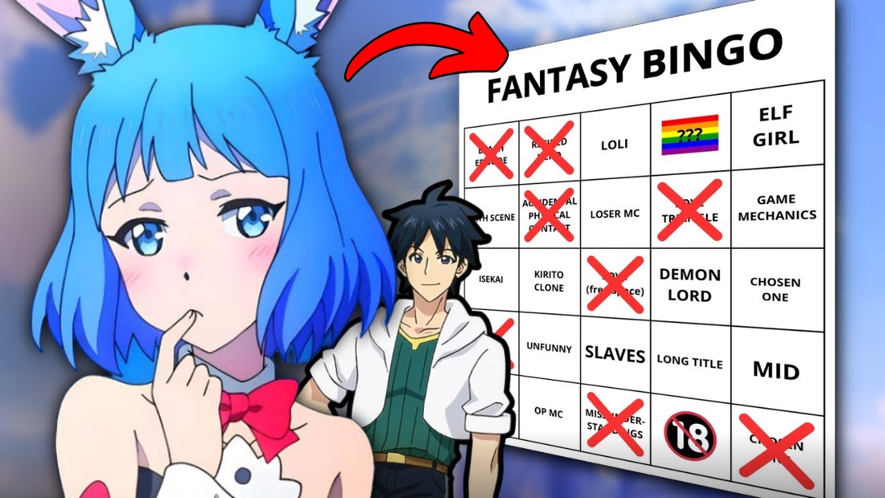 I made the ULTIMATE Fantasy Anime Bingo