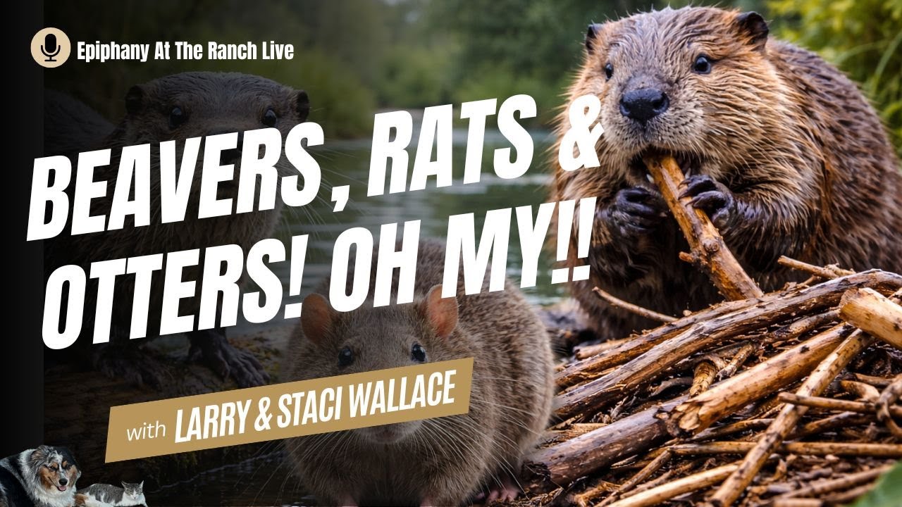 Epiphany at the Ranch - Beavers, Rats & Otters! Oh my!!