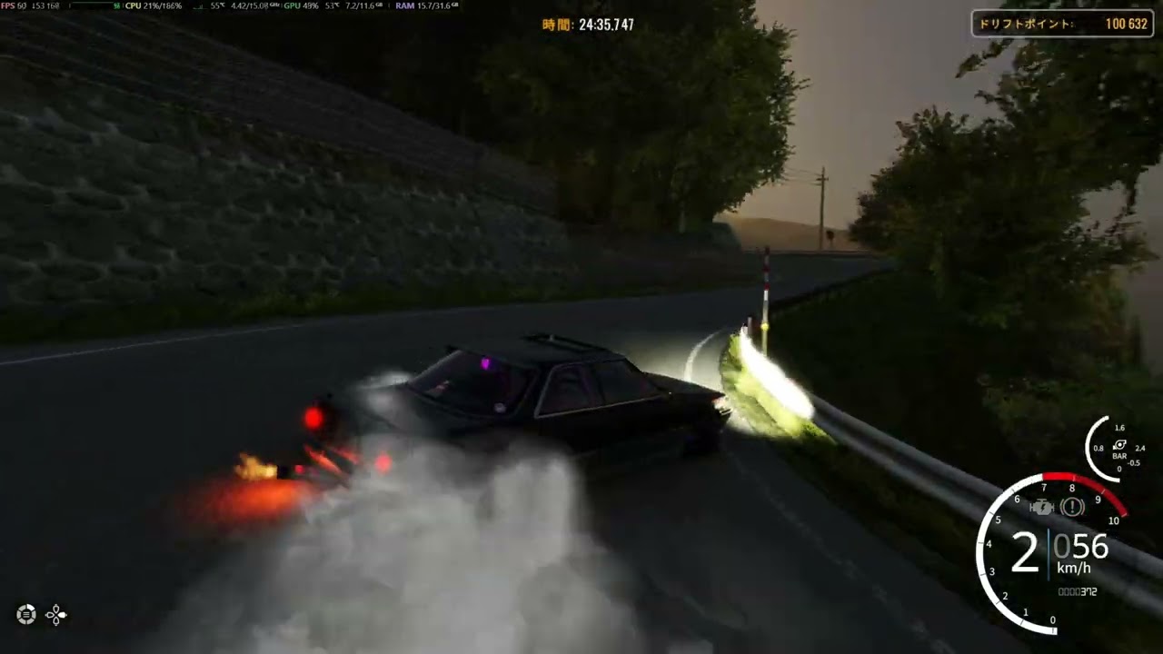 carx drift racing online 八方ヶ原 夕刻 81マークII Modサウンド
