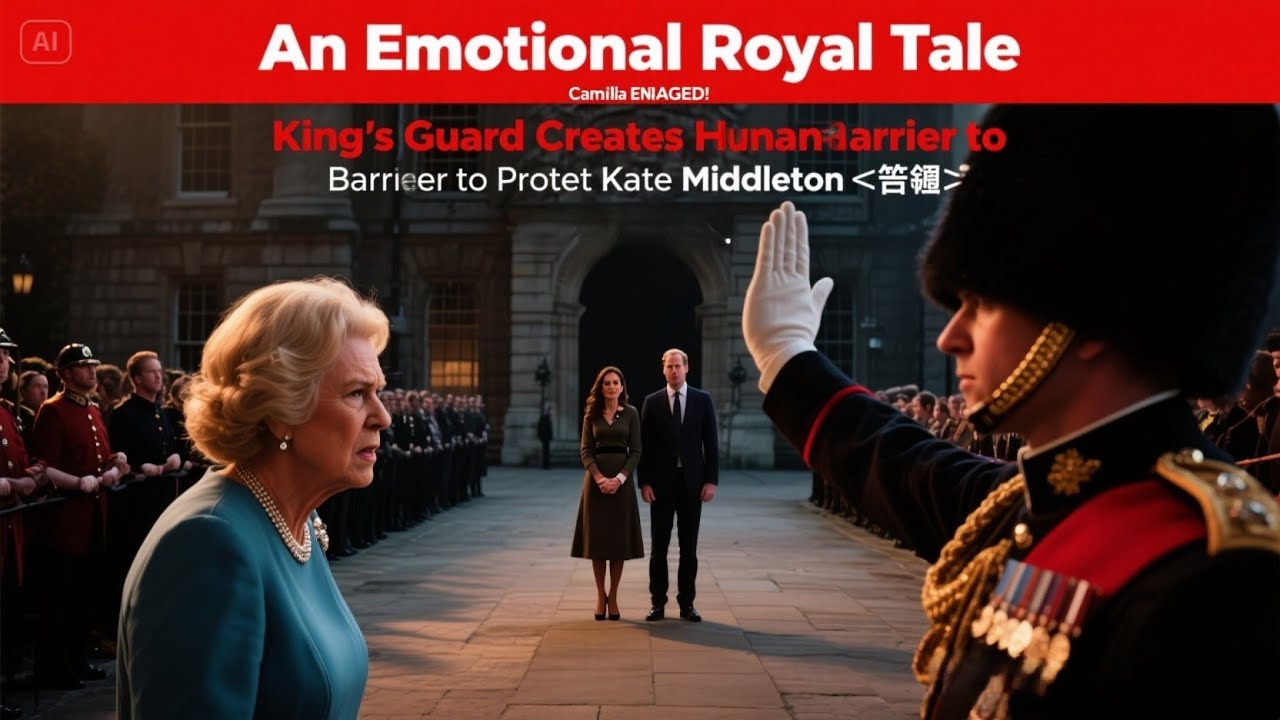 Camilla ENRAGED! King’s Guard Creates Human Barrier to Protect Kate Middleton 👑| Emotional Royal Tle