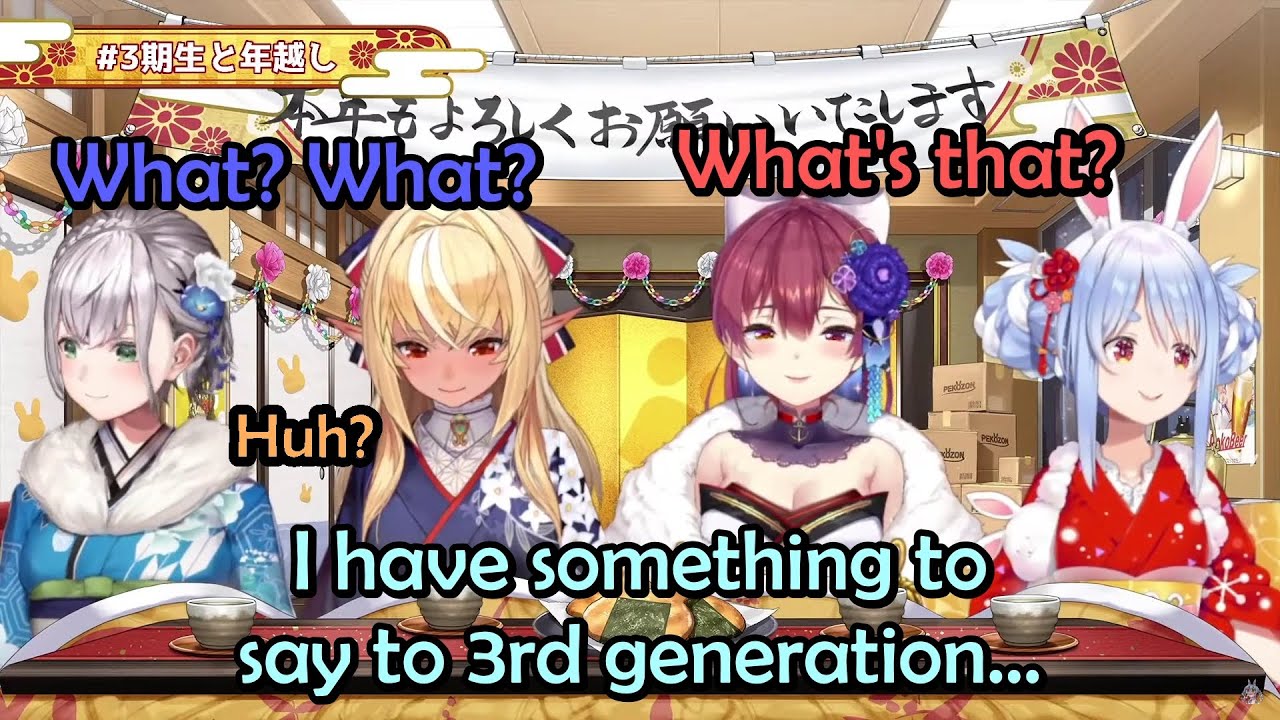 Pekora Got Marine, Flare, and Noel In The First Half After She Want Serious Talk In All Of Sudden