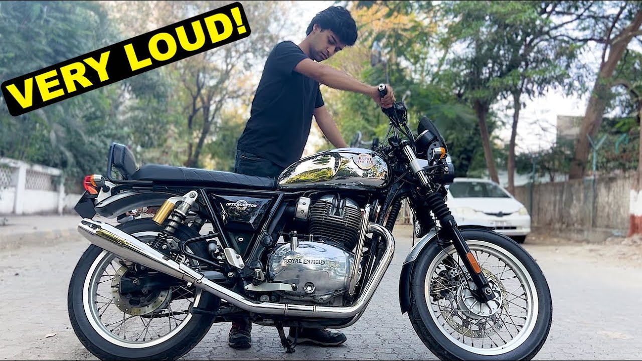 RED ROOSTER EXHAUST IS INSANE SOUNDING ON THE ROYAL ENFIELD INTERCEPTOR 650 | LIFE OF ARYA | EP. 1