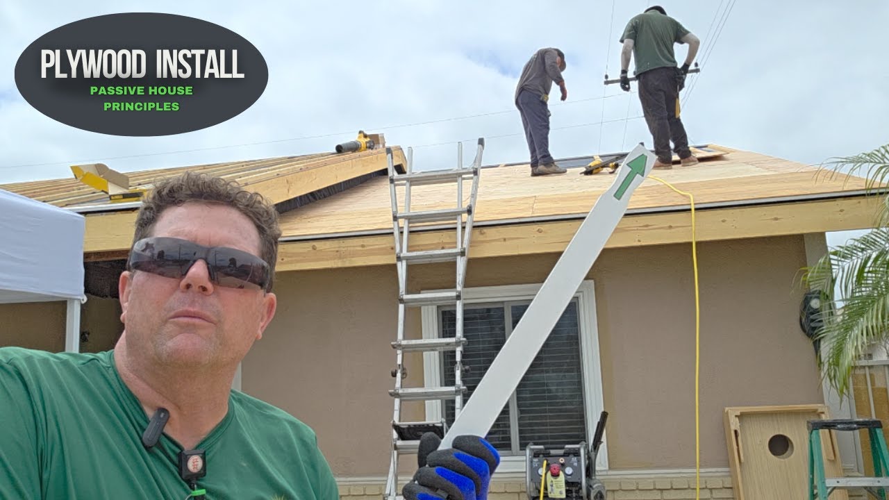 Roof decking/ Plywood Install: Roof Episode Four