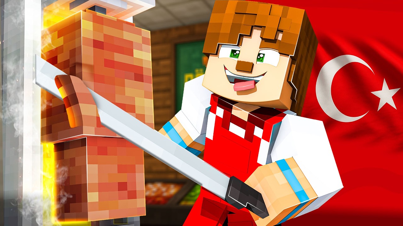 Minecraft&rsquo;ta T&Uuml;RK D&Ouml;NERCİSİ A&Ccedil;TIM!