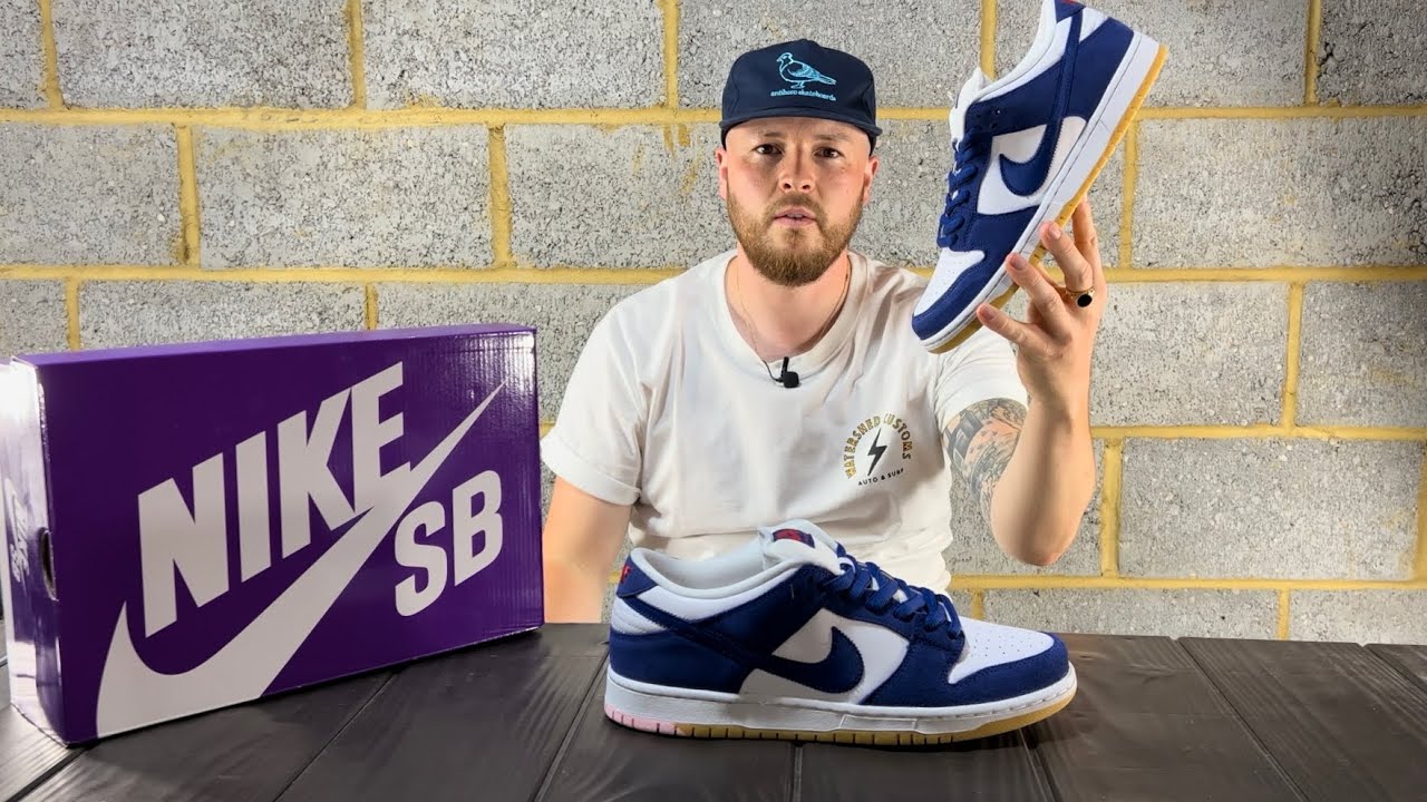 Very clean! Nike SB Dunk Low LA Dodgers - thoughts + lace swaps ⚾️