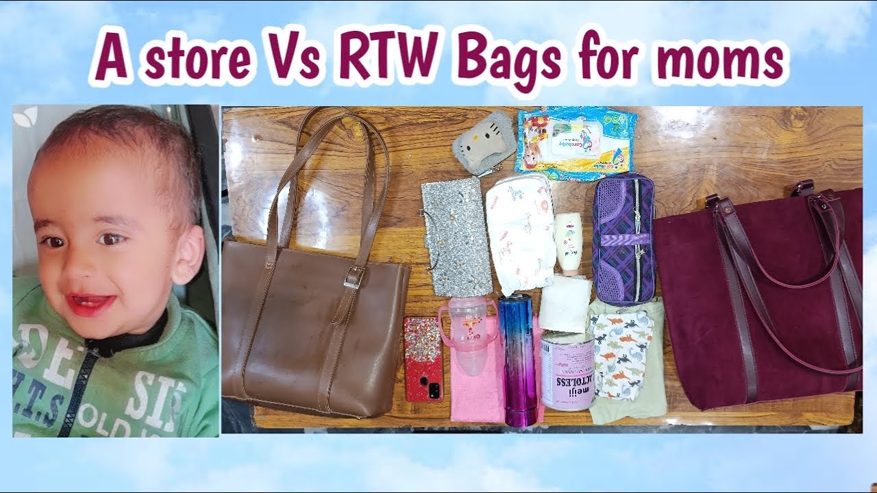 Astore vs RTW HandBags for Moms Comparison Review| bags for new moms