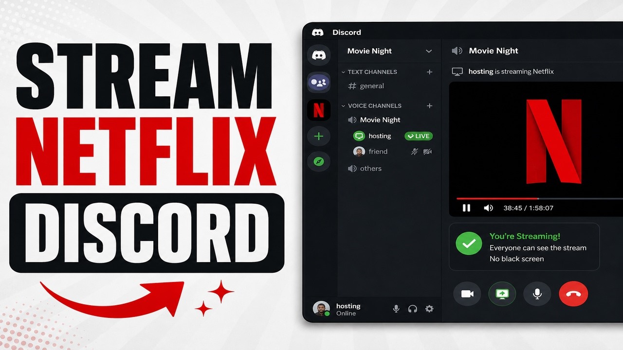 How To Stream Netflix On Discord Without Black Screen (2026)