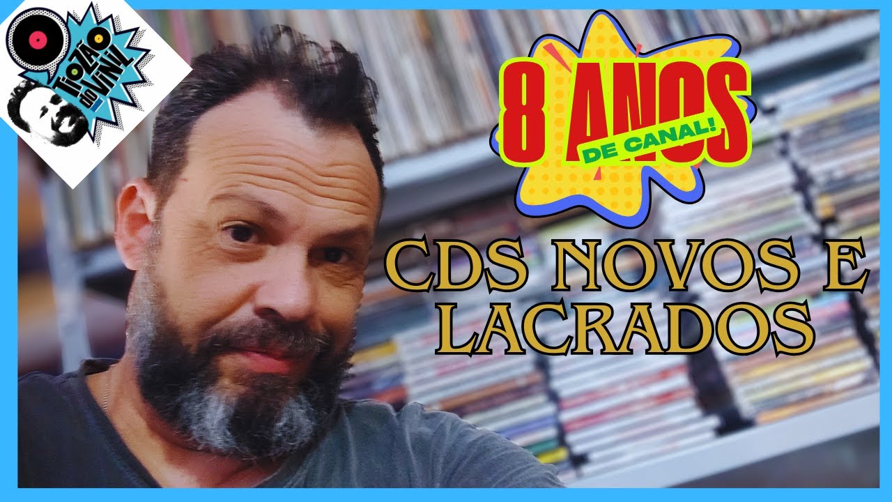 🎉 8 Anos de Canal | Especial: CDs Novos e Lacrados do Mega Lote 🎷 | Tiozão do Vinil