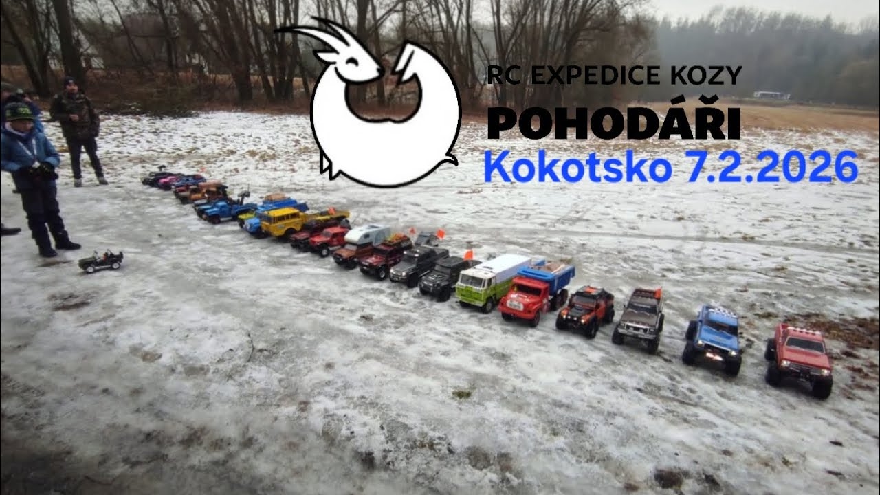 RC expedice kozy POHOD&Aacute;ŘI 7.2.2026 Kokotsko 