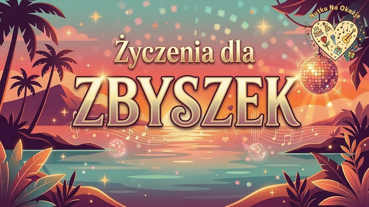 Życzenia dla ZBYSZKA ZBIGNIEWA 🌹 Piosenka z życzeniami na Imieniny i Urodziny dla ZBYCHA