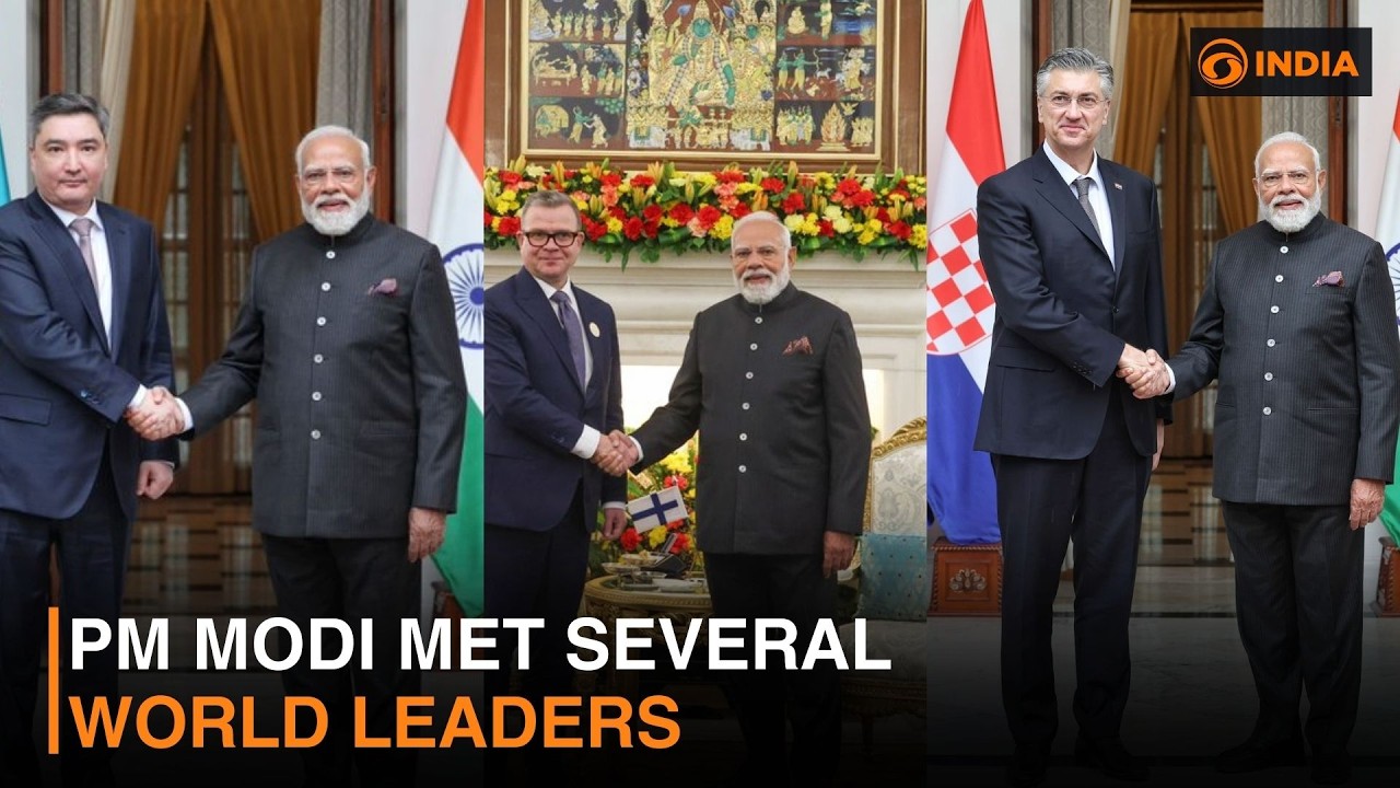 PM Modi met several world leaders sidelines of AI Impact Summit