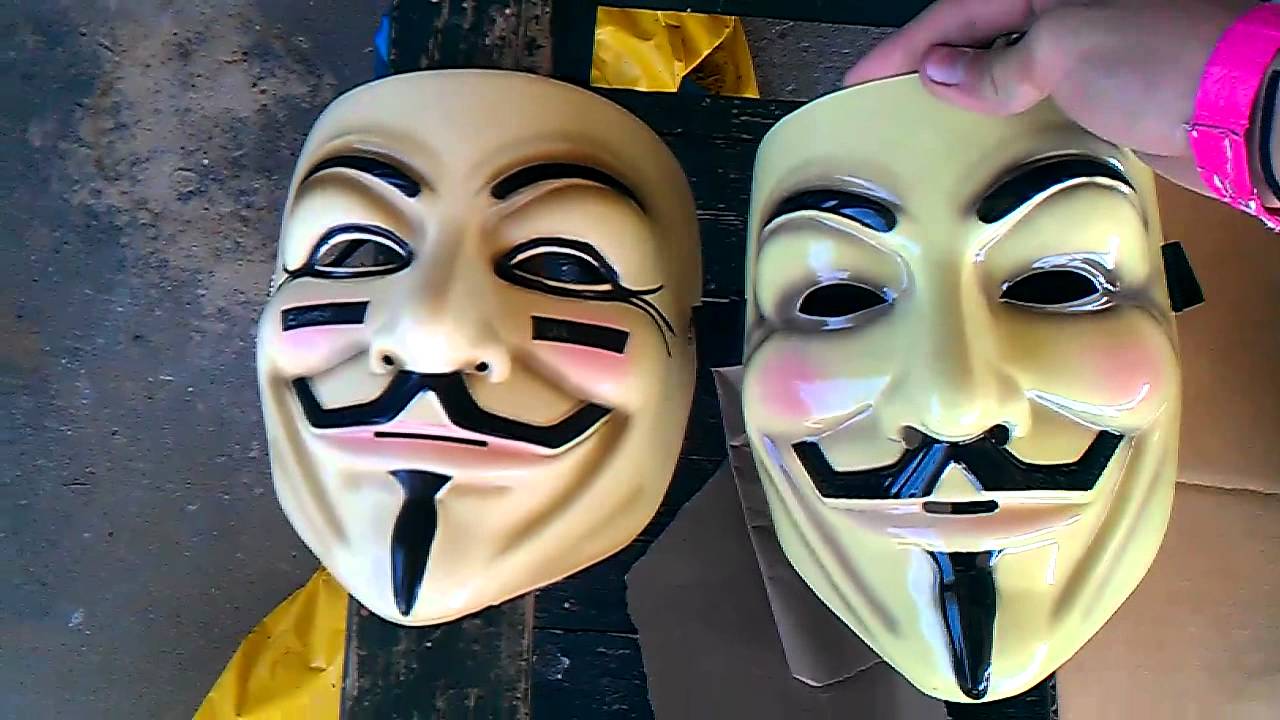 Deluxe V for Vendetta mask unboxing ($30 one)