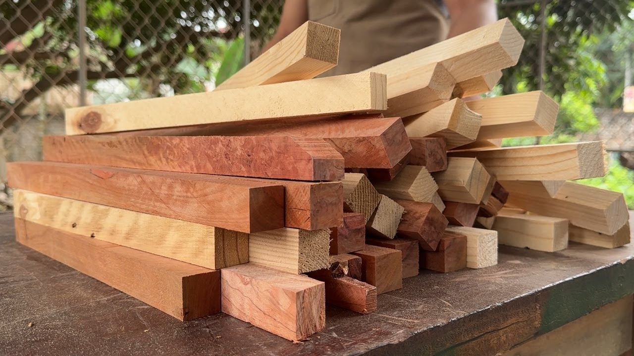 Latest Wood Processing Project // See How He Turns Wooden Bars Into Masterpieces