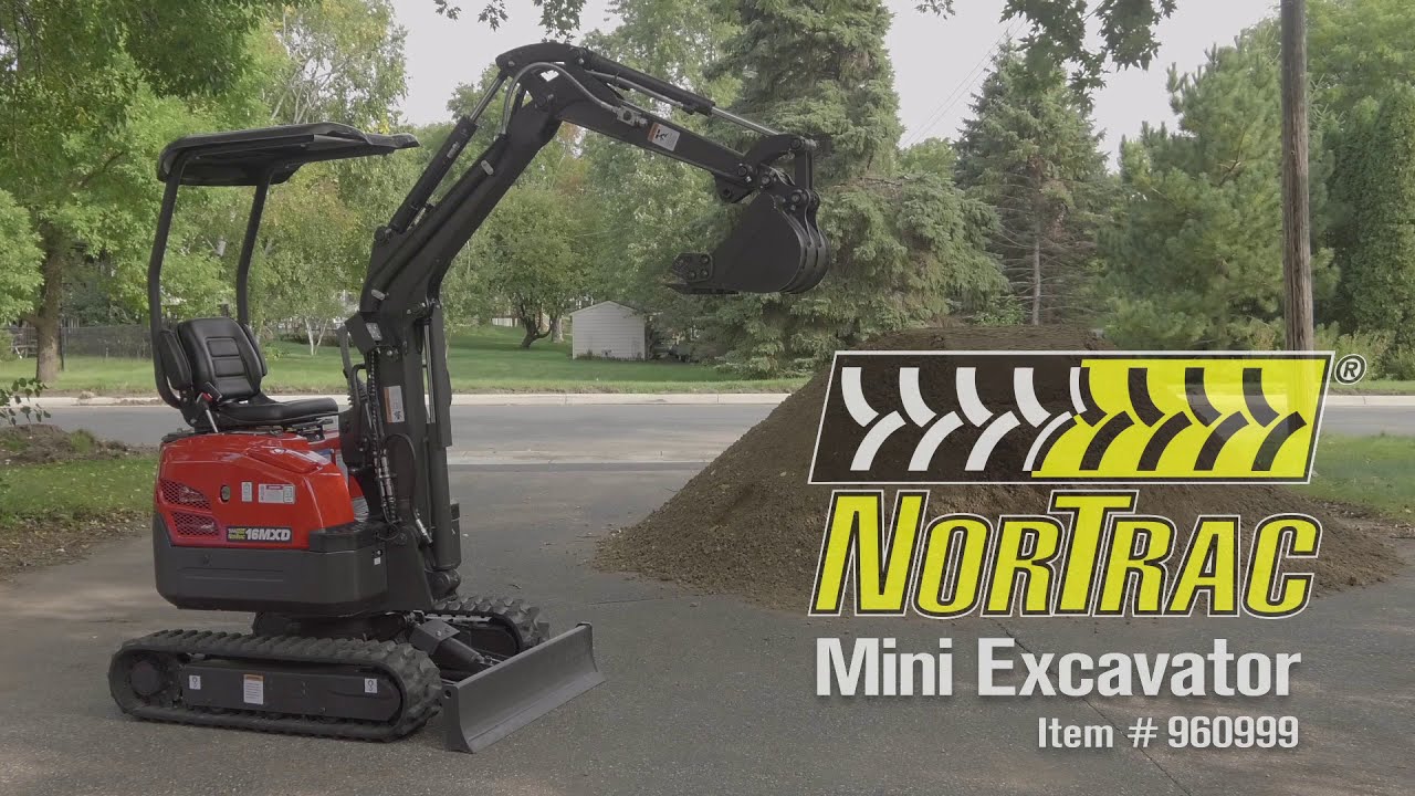 NorTrac XN16 Mini Excavator  15.2 HP