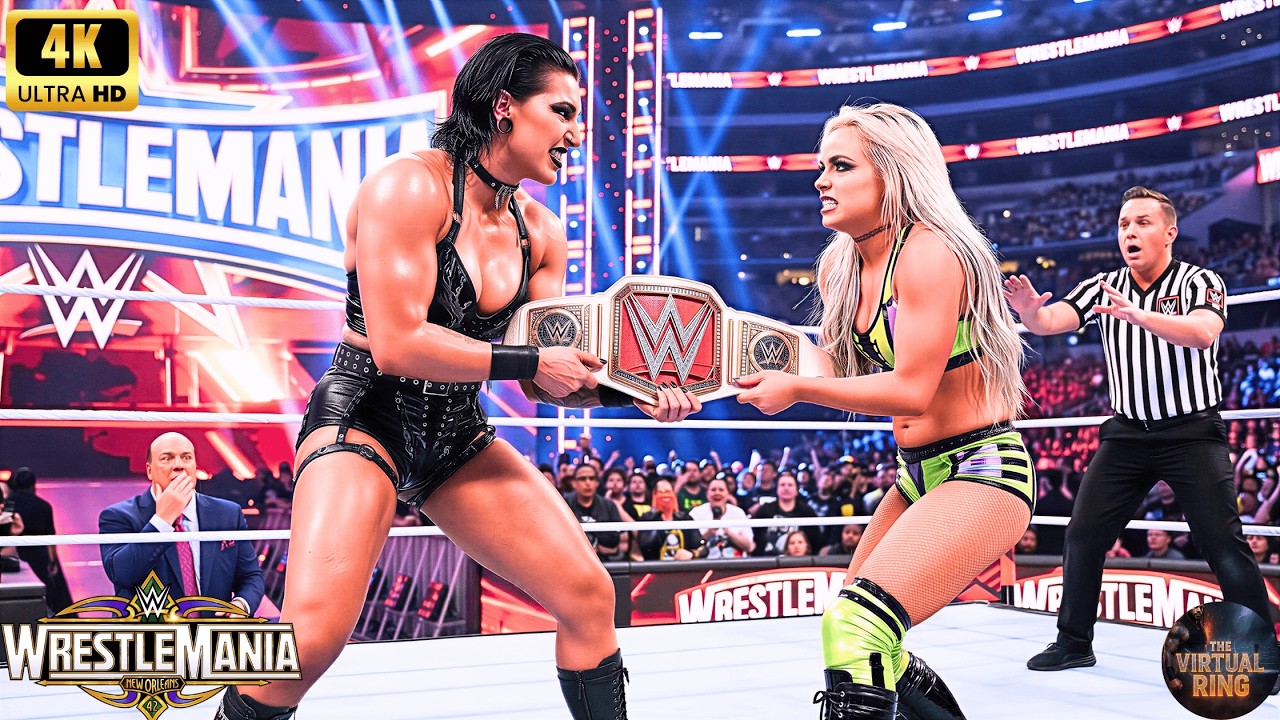 Рея Рипли против Лив Морган • WrestleMania • 15 марта 2026 г. 🩸⚖️ #rhearipley #livmorgan