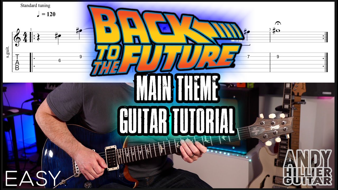 Back to the Future Main Theme Guitar Tutorial