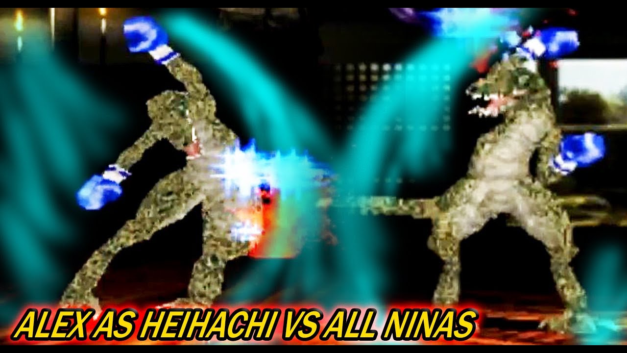 [TAS] Alex As Heihachi Vs All Ninas - Tekken 2 (Requested)