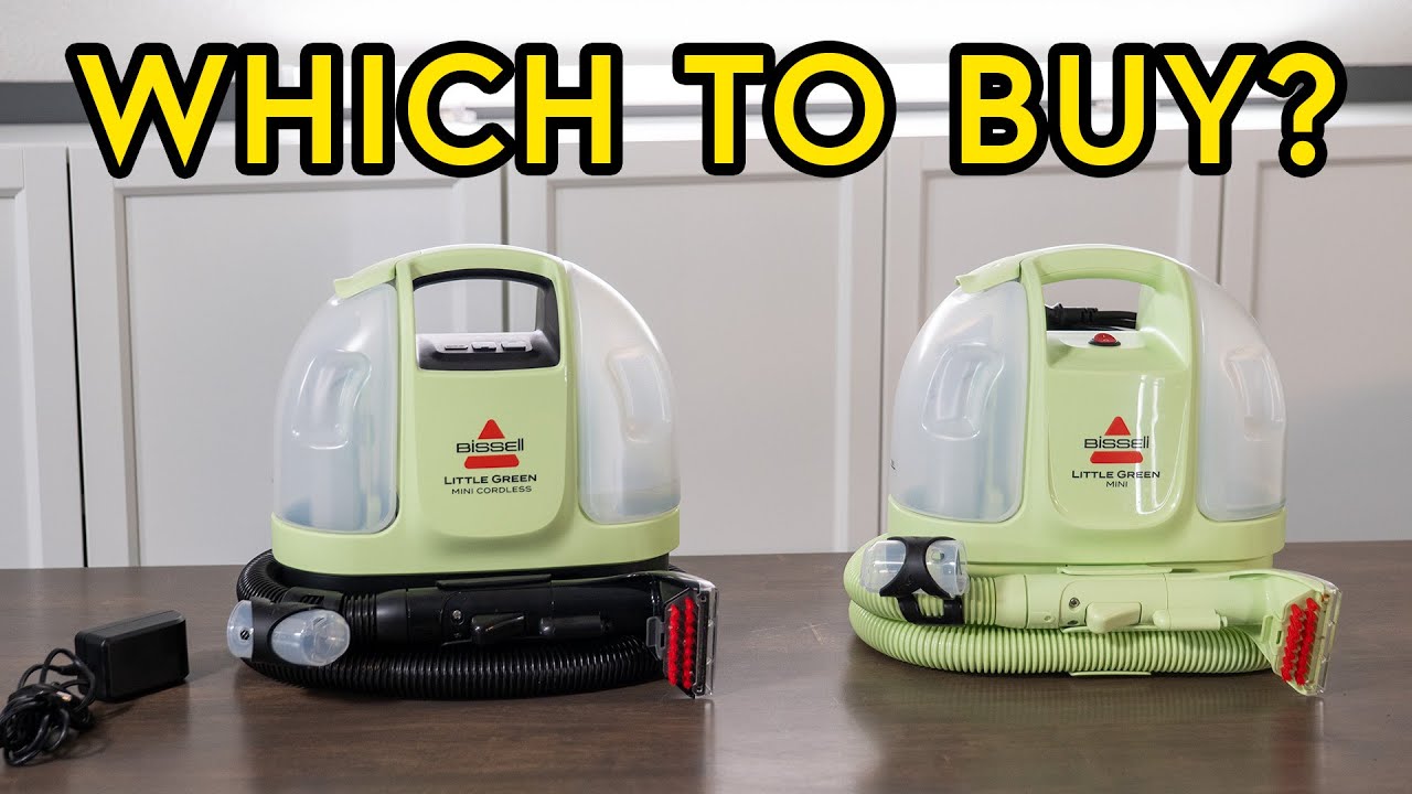 Bissell Little Green Mini vs Little Green Cordless Carpet Cleaner Comparison